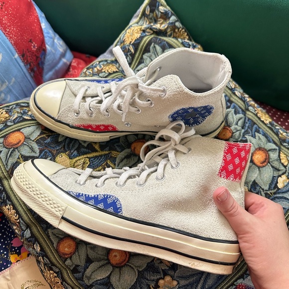 Sneakers converse chuck taylor all star US 7 / White converse sneakers - Picture 1 of 10